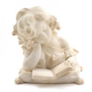 POCHINI G 1800,bust of a reading girl,Bruun Rasmussen DK 2020-01-20