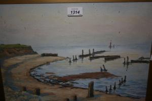 Pocock L.W,estuary scene,20th Century,Lawrences of Bletchingley GB 2018-03-08