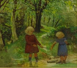 POCOCK Lexden Lewis 1850-1919,Jack and Jill,1895,Burstow and Hewett GB 2018-06-21