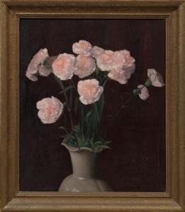 POCZMANSKI Kazimierz 1900-1982,"Still Life of Carnations",1969,Neal Auction Company US 2023-06-16
