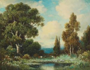 PODCHERNIKOFF Alexis Matthew 1886-1933,Cows in a lush landscape,John Moran Auctioneers US 2024-11-12
