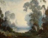 PODCHERNIKOFF Alexis Matthew,Figures and trees by a misty lake,John Moran Auctioneers 2008-10-21
