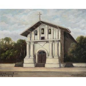 PODCHERNIKOFF Alexis Matthew 1886-1933,Mission Dolores,1914,Clars Auction Gallery US 2024-11-21