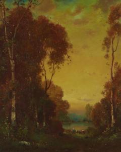 PODCHERNIKOFF Alexis Matthew 1886-1933,The Romance of Summer,John Moran Auctioneers US 2024-11-12