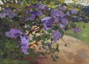PODOBEDOV Roman Leonidovich 1920-2000,Lilac Blooming,1960,Sworders GB 2024-02-18