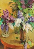 PODOBEDOV Roman Leonidovich 1920-2000,Still life with lilacs,1962,Sworders GB 2022-10-04