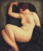 PODOLINI VOLKMANN Arthur 1891-1943,Reclining Female Nude,Kieselbach HU 2008-10-17