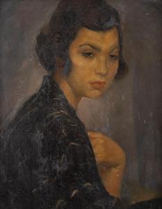 PODOSKI Janusz 1898-1971,Woman portrait,Desa Unicum PL 2020-04-07
