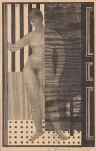 PODOSKI Wiktor 1901-1970,Standing Female Nude,1950,Desa Unicum PL 2020-05-19