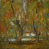 POE Hugh W 1902,Impressionist Landscape,1923,Heritage US 2009-06-10
