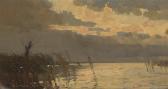 POELL Alfred 1867-1929,Evening on Attersee,Palais Dorotheum AT 2012-10-25