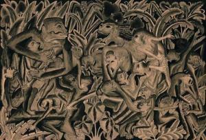 POETOE RAKA Goesti,Figures in a Forest,1936,Borobudur ID 2010-05-15