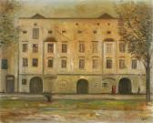 POETSCH Franz 1912-1971,Gebäudeansicht Untere Donaulände Linz,Palais Dorotheum AT 2017-05-09