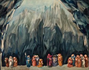 POGEDAIEFF GEORGES 1894-1977,Stage Design. Monks at the Mountain,1937,MacDougall's GB 2021-12-01