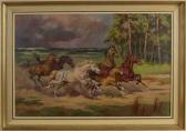 POGMUS Goya,horses at a gallop,Twents Veilinghuis NL 2013-10-18