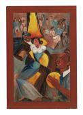 POILLY Andree 1905-1990,Dancers, Mauritius,Christie's GB 2012-02-28