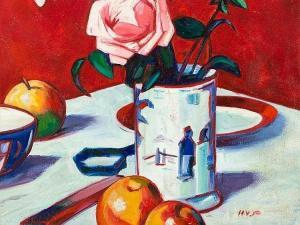 POINT Herrmann von,Still Life with Roses and Apples,20th century,Auctionata DE 2016-05-04