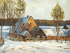 POINT Herrmann von,Winter Landscape With Farmstead,2016,Auctionata DE 2016-05-04