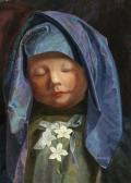 POINTL CHRISTIAAN 1889-1966,A Post Mortem Portrait of a Child,Jackson's US 2011-11-15