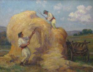 POITEVIN Pierre Alexandre 1782-1859,Gathering the Hay,Alis Auction RO 2008-07-20