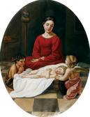 POJKAR F 1800-1900,Madonna and Child with Infant John the Baptist and Angel,Jackson's US 2008-09-23
