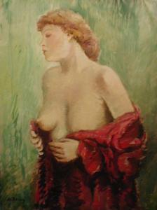 POKOVSKY,A semi robed young lady,Golding Young & Co. GB 2008-11-05