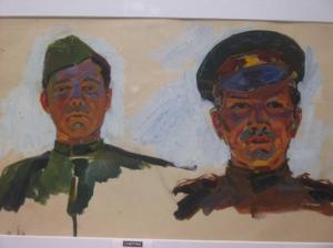 Pokulity Konstantin Ivanovich 1934,Two Russian soldiers,1976,Cheffins GB 2020-02-27
