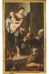 POLAZZO Francesco 1683-1753,Madonna dei pellegrini,Wannenes Art Auctions IT 2024-06-18