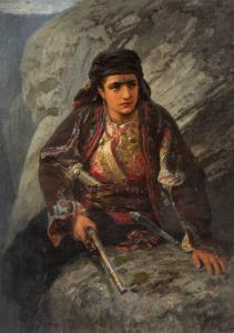 POLENOV Vasili Dimitrevich 1844-1927,The Herzegovian on Lookout,1876,MacDougall's GB 2023-12-05
