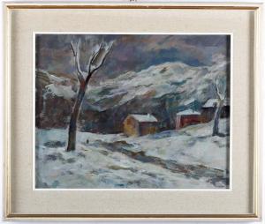POLESELLO Eugenio 1895-1983,Natale in montagna,Cambi IT 2023-04-14