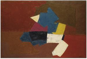 POLIAKOFF Serge 1900-1969,COMPOSITION ABSTRAITE,1951,Sotheby's GB 2013-12-03