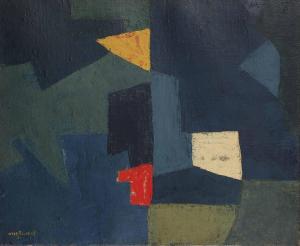 POLIAKOFF Serge 1900-1969,Composition abstraite,1954,Christie's GB 2013-04-15