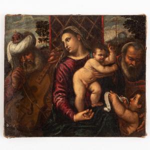 POLIDORO DA LANCIANO 1515-1565,Sacra Conversazione,Wannenes Art Auctions IT 2023-09-25