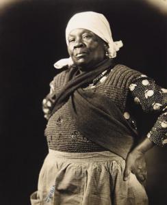 POLK Prentice Hall,Untitled [Woman with apron and hands on hips].,Swann Galleries 2009-02-26