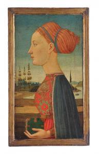 POLLAIUOLO Piero 1443-1496,Profile of a woman,Dreweatts GB 2013-11-12