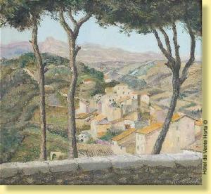 POLLAK Alex,Vieux Cagnes, Alpes Maritimes,1930,Horta BE 2008-04-22