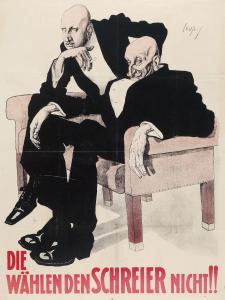 POLLAK Carl Josef 1877-1937,Die wählen den Schreier nicht,1919,Palais Dorotheum AT 2014-09-22