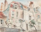 POLLAK Carl Josef 1877-1937,FRENCH TOWN HOUSE,McTear's GB 2013-08-01