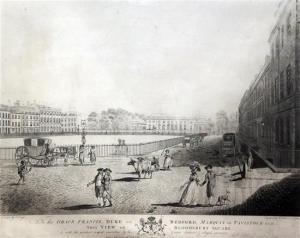 POLLARD AND JUKES,View of Bloomsbury Square,1787,Gorringes GB 2015-12-10