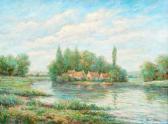 POLLARO Paul 1900-1900,River landscape,Dreweatt-Neate GB 2007-03-06