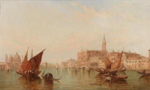 POLLENTINE Alfred 1836-1910,The Ducal Palace, Venice,1878,Bonhams GB 2023-11-15