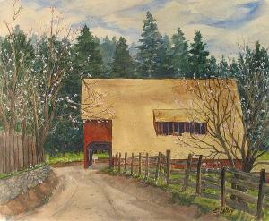 Polley E 1900-1900,A Barn in Springtime,Bonhams GB 2008-04-20