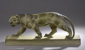 POLLIN R 1900-1900,Tigre marchant.,20th century,Daguerre FR 2022-04-03