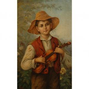 POLLINI ANTONIO 1894-1954,Italian Boy Playing the Violin,William Doyle US 2012-08-15