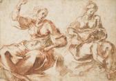 POLLINI Cesare 1560-1630,Deux musiciennes,Artcurial | Briest - Poulain - F. Tajan FR 2011-03-30