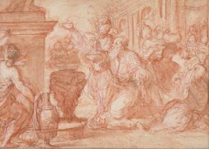 POLLINI Cesare 1560-1630,Scène de sacrifice de l'histoire a,Artcurial | Briest - Poulain - F. Tajan 2015-02-18