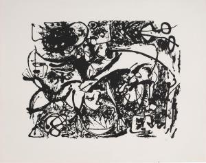 POLLOCK Jackson 1912-1956,Untitled (O'Conner & Thaw 1092),1951,Sotheby's GB 2024-04-19