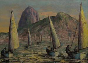 POLONI B 1900-1900,Sailing off Sugarloaf mountain,Rosebery's GB 2021-05-08