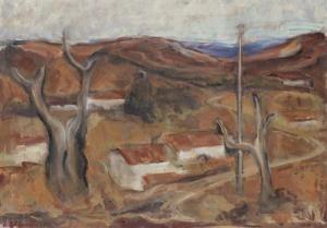 POLYKRATIS George Naxos 1931,Paesaggio,1973,Borromeo Studio d'Arte IT 2018-09-14