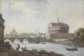 POMARDI Simone 1760-1830,A view of Rome and Castel Sant'Angelo,Palais Dorotheum AT 2013-04-24